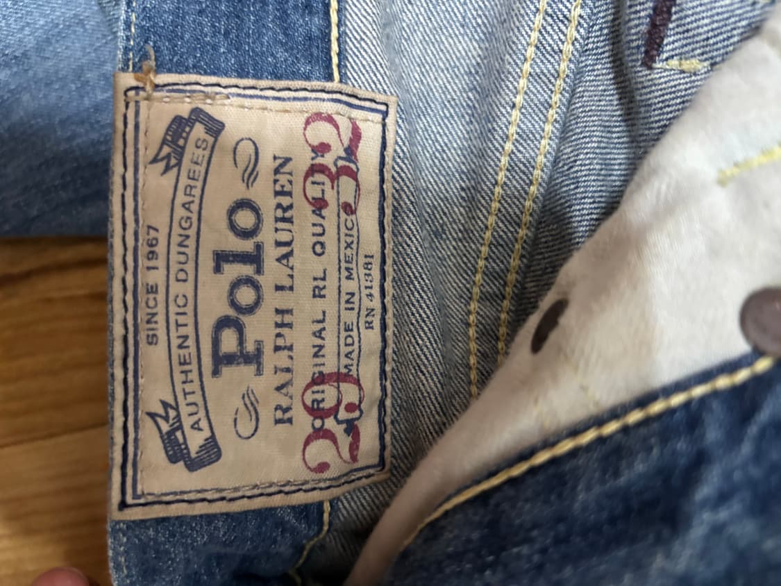 90s 폴로 랄프 로렌 빈티지 데님진 상품이미지3