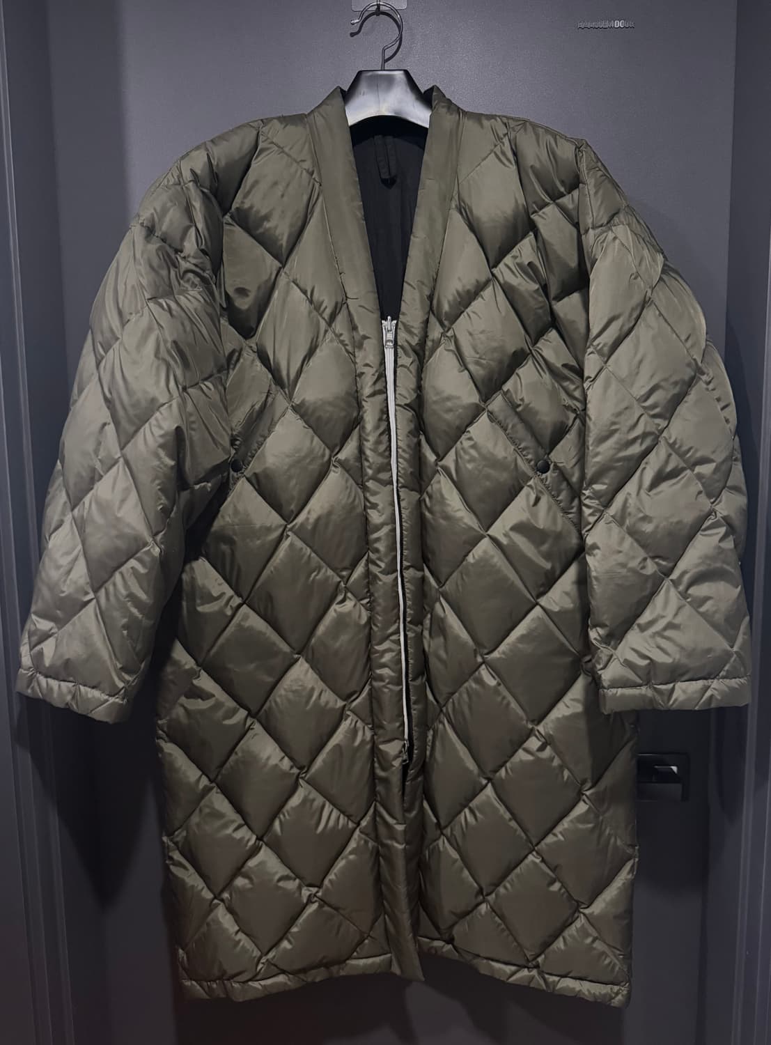 with MNW 리버서블 롱패딩코트 오리털 덕다운 made in Kore 상품이미지2