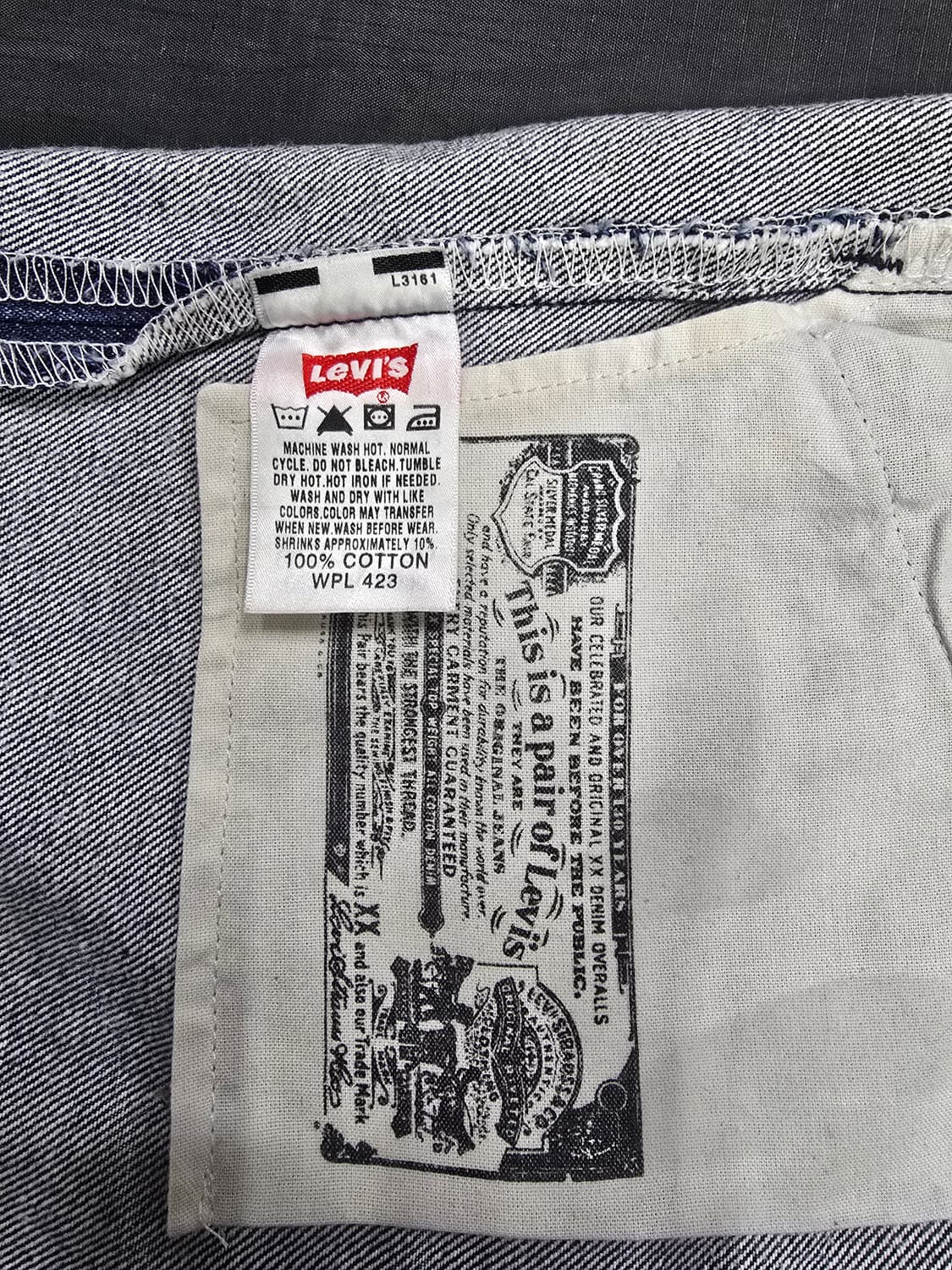 리바이스501xx  남성 빈티지 워싱32 상품이미지6