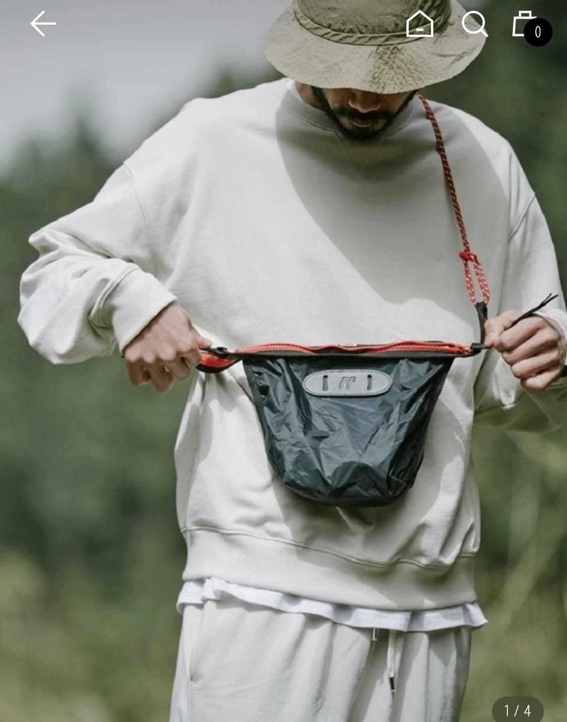 프루아 나일론 크로스백 상품이미지1