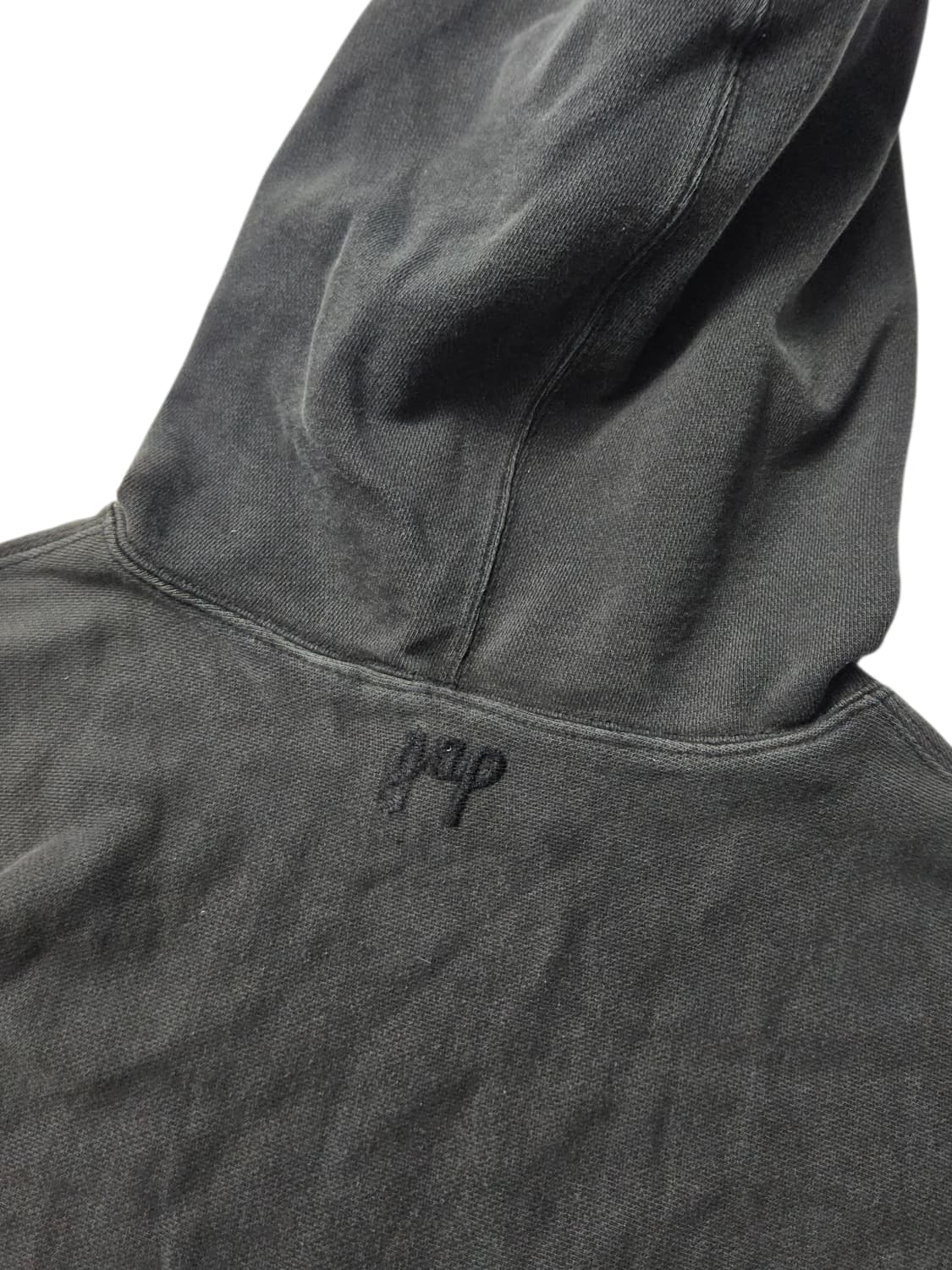 1990's 올드 갭 GAP 리버스위브 하드페이딩 디스트레스드 후드 L 상품이미지5