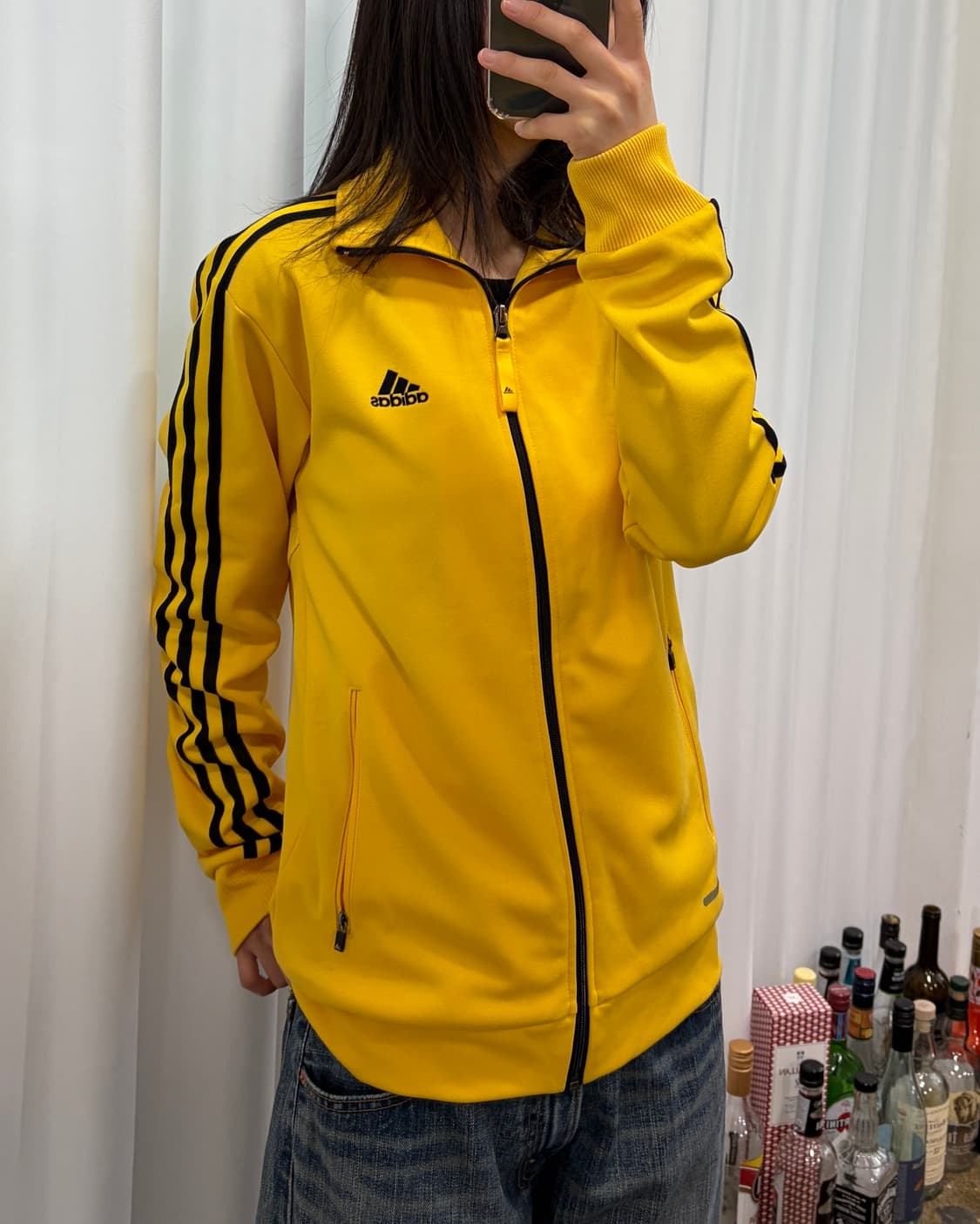 [M]아디다스 머스타드 옐로우 트랙탑 져지 상품이미지3