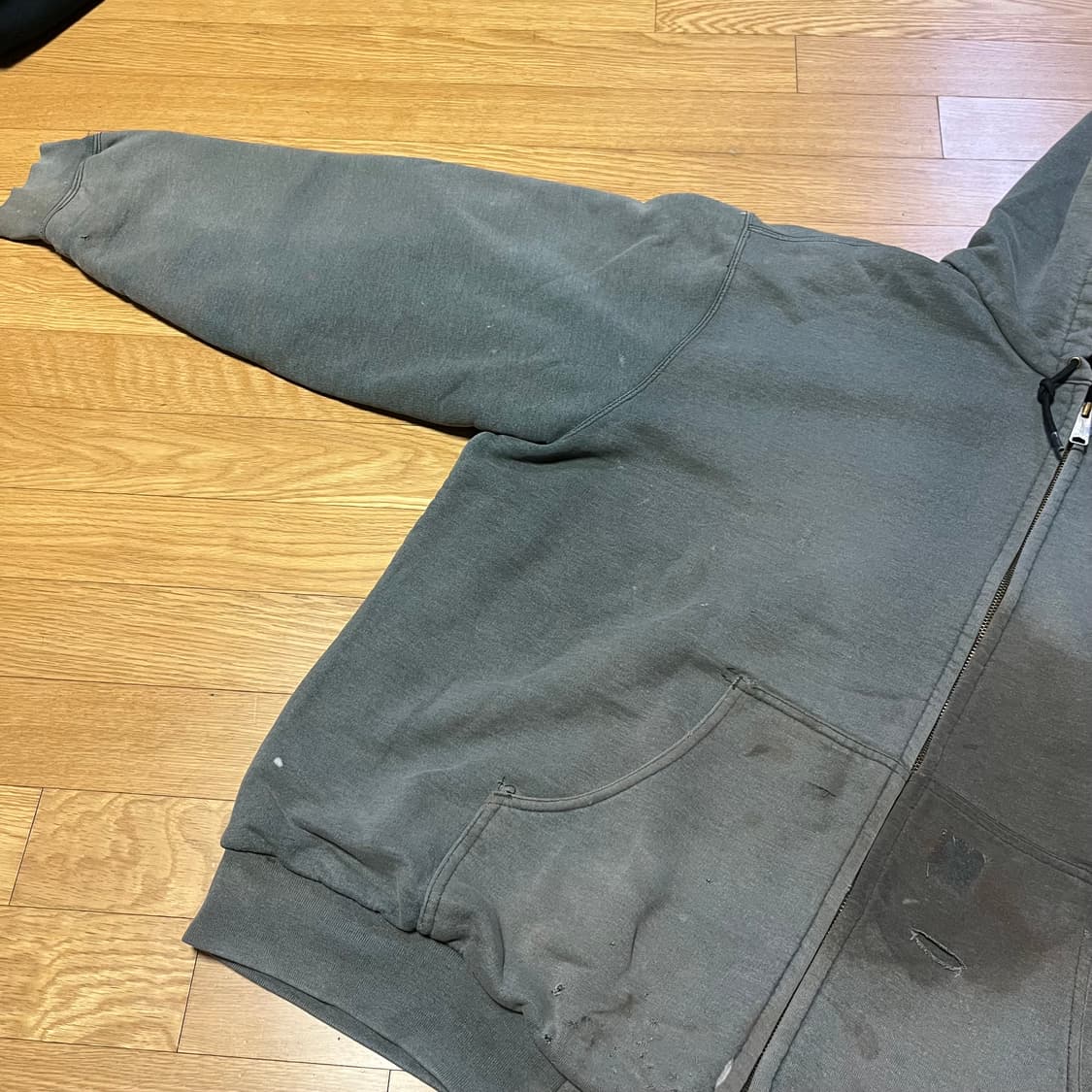 [XXL] 4G 00s 빈티지 칼하트 J149 써멀 후드집업 CHH 상품이미지3