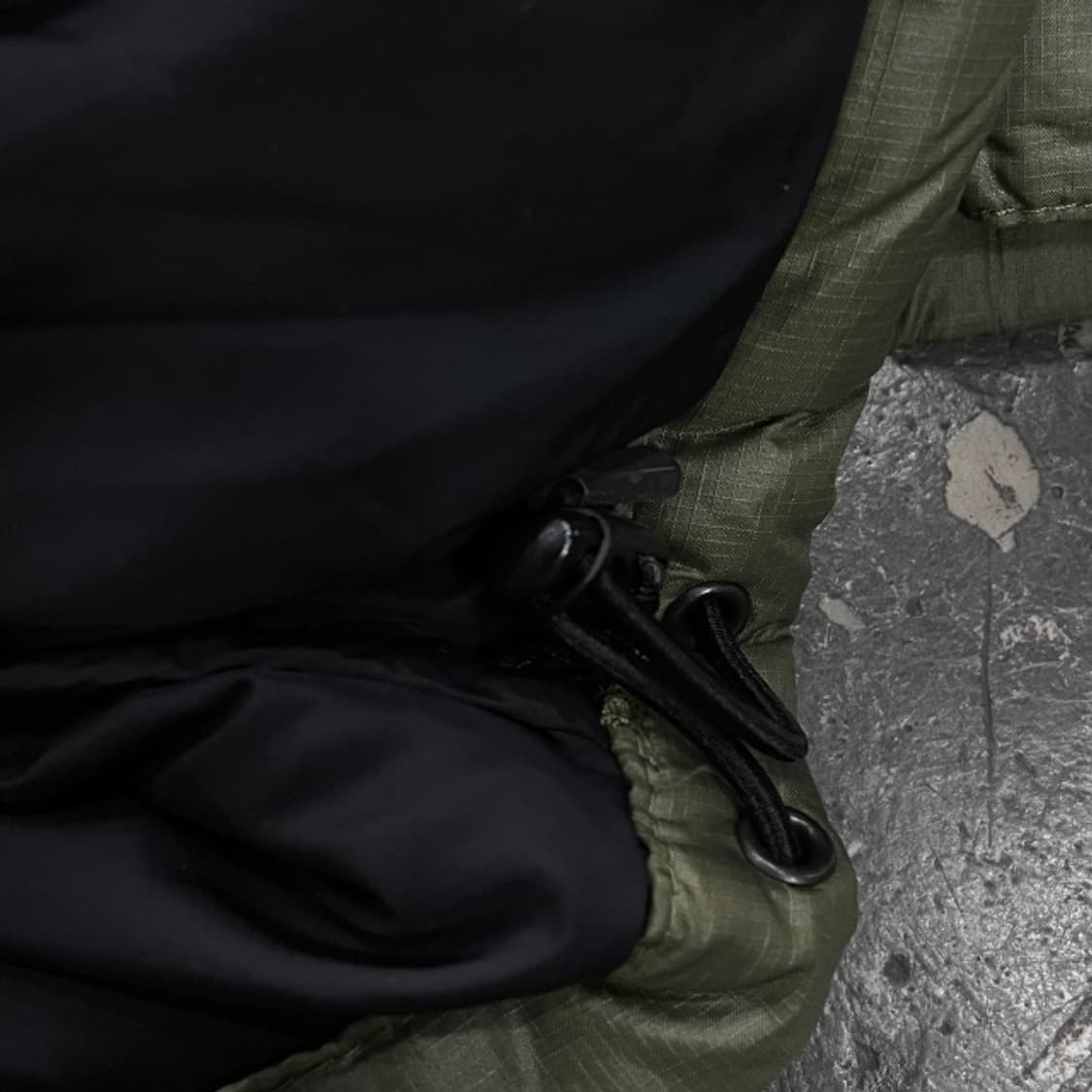 95 노스페이스 눕시 패딩 올리브  상품이미지5