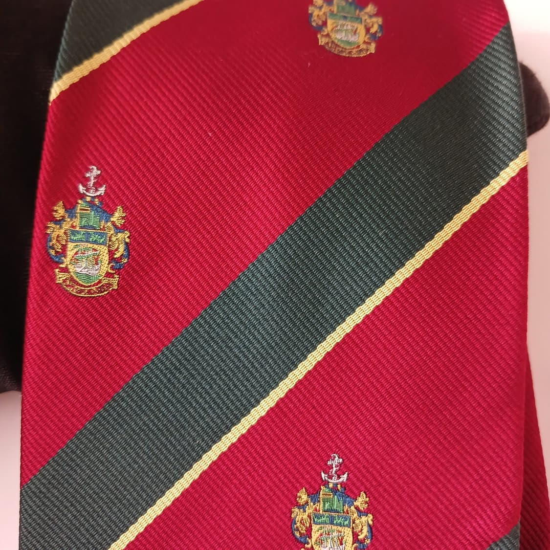 아쿠아스큐텀 실크 크레스트 넥타이 9.8cm A등급 A18920
 상품이미지5