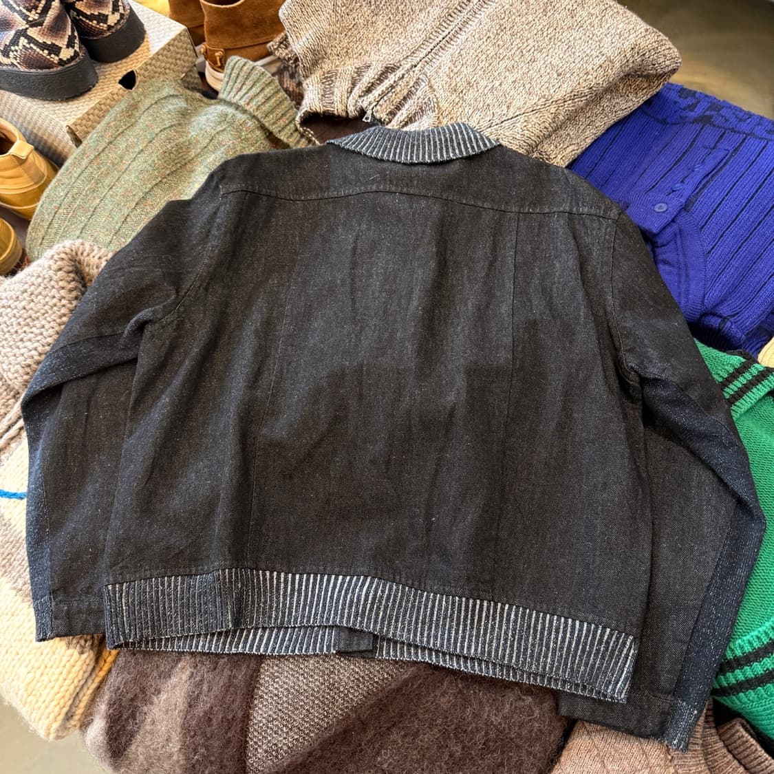 M&KYOKO 일본 에스닉 인디고 라이트 자켓 상품이미지6