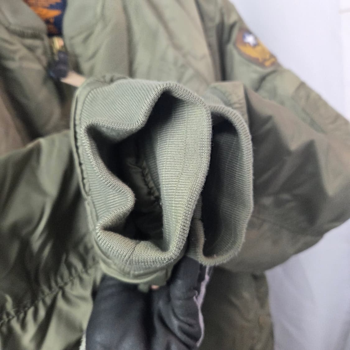 남 2XL 미공군 항공점퍼 블루종 자켓  상품이미지3