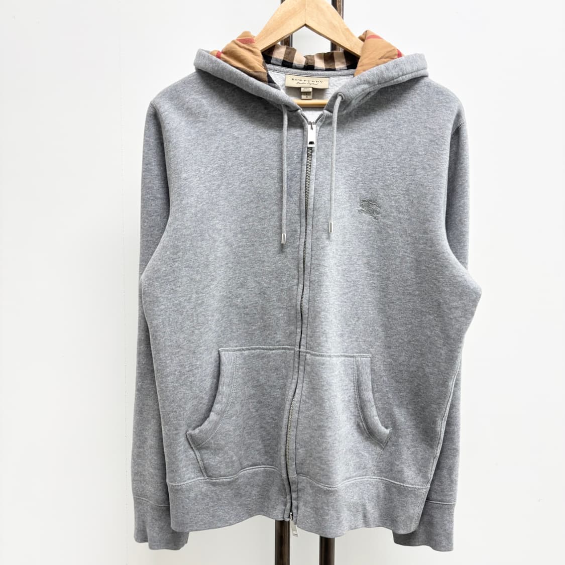 [L]버버리 체크 후드집업 상품이미지1