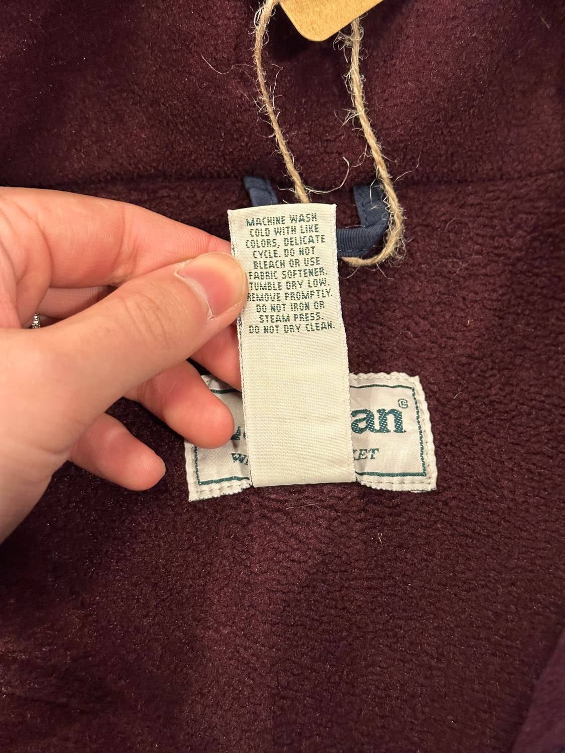 90s L.L.Bean 엘엘빈 웜업자켓 XL 상품이미지6