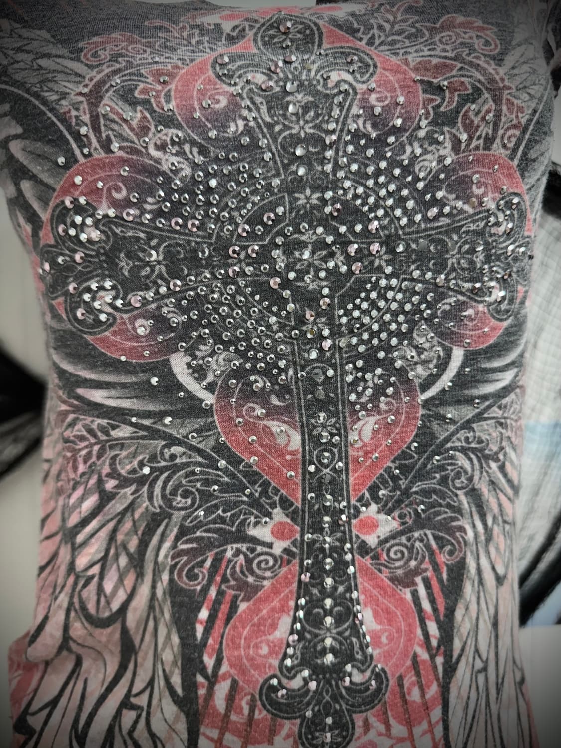 00s cross beads printing halfsleeve 상품이미지2