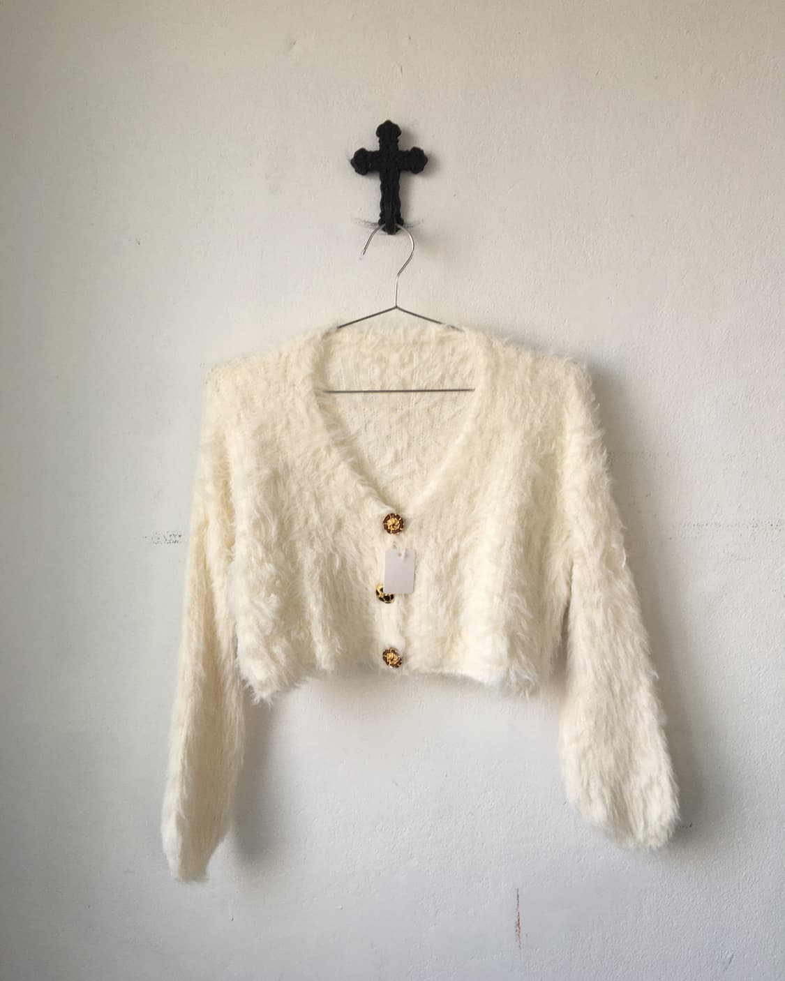 Fluffy knit cardigan 상품이미지2