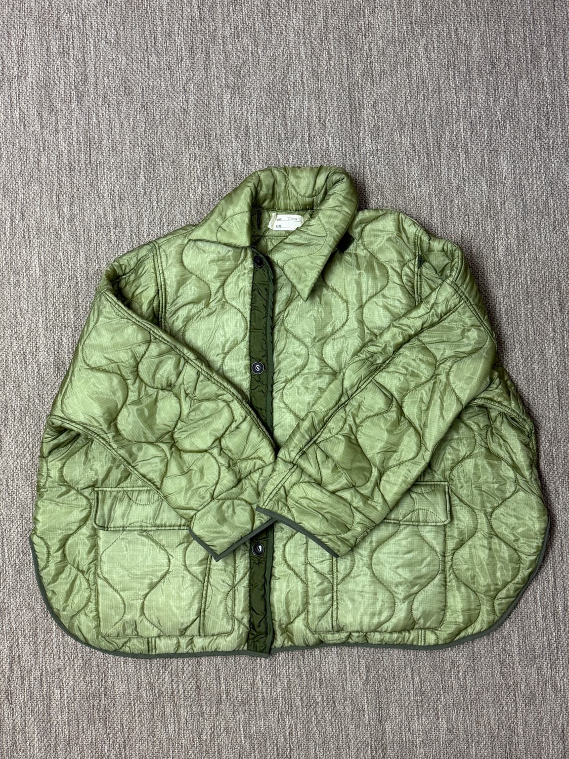 77circa 나나나나서카 라이너 퀼팅 오버 자켓 상품이미지3