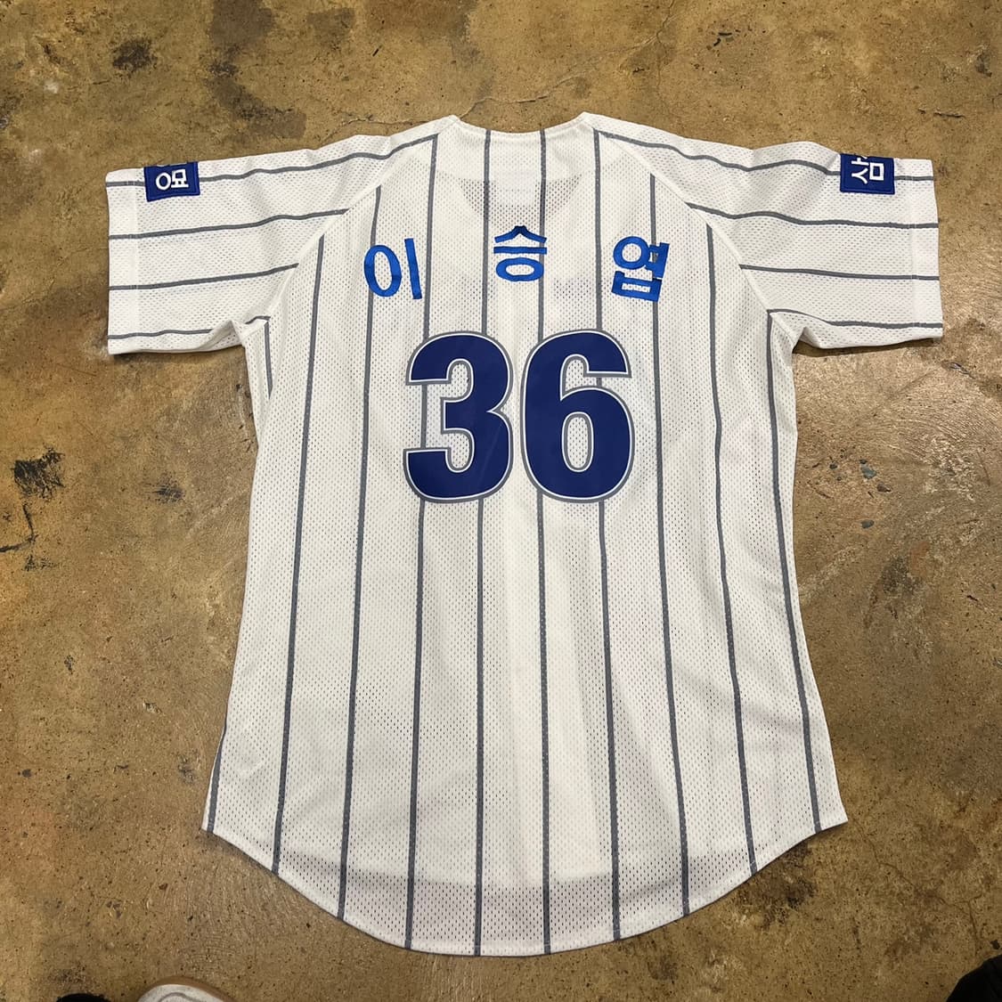 [정품/95] 삼성 라이온즈 홈 유니폼 b18 상품이미지3