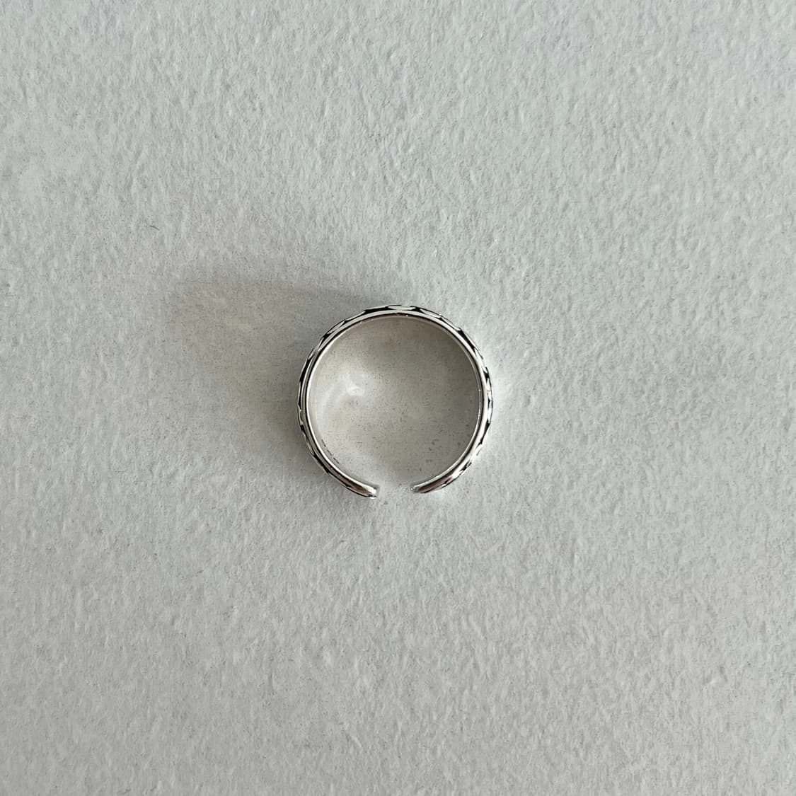 웨이브 카빙 반지 상품이미지3