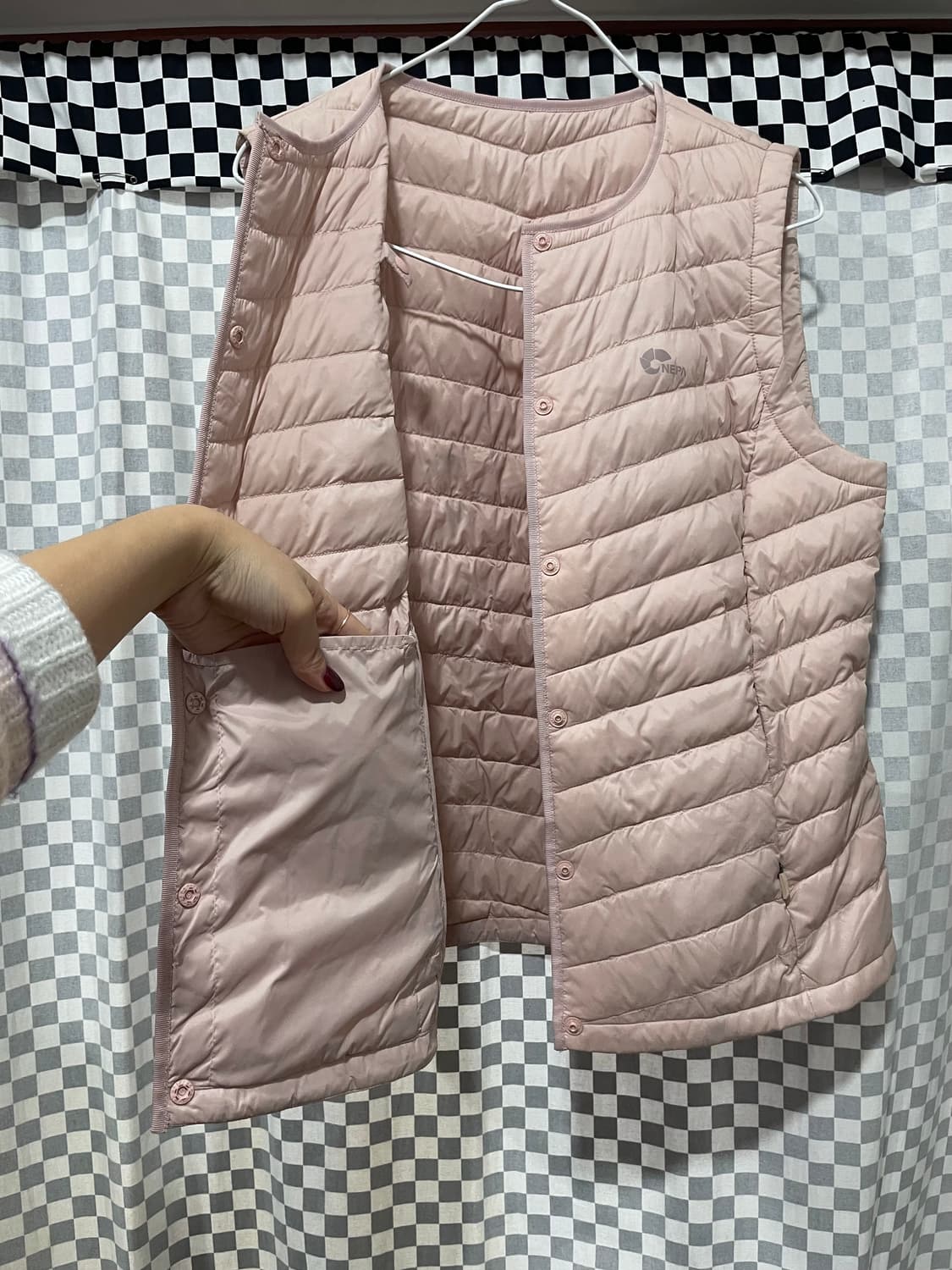 네파 구스다운 경량패딩조끼 경량조끼패딩:) 상품이미지4