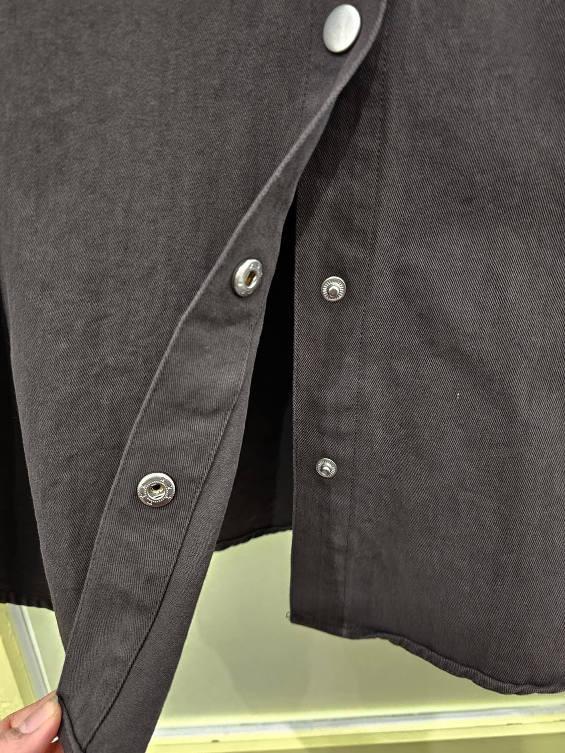 Japan 워시드 딥그레이 아우터 겸 셔츠 상품이미지6