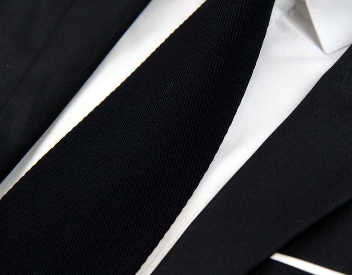 알마니 9.5cm A+등급 울 니트 클래식 남자 명품 넥타이 상품이미지5