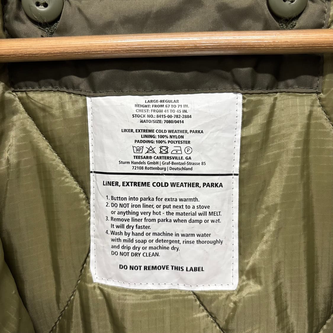 밀텍 m65 피쉬테일 파카 상품이미지4