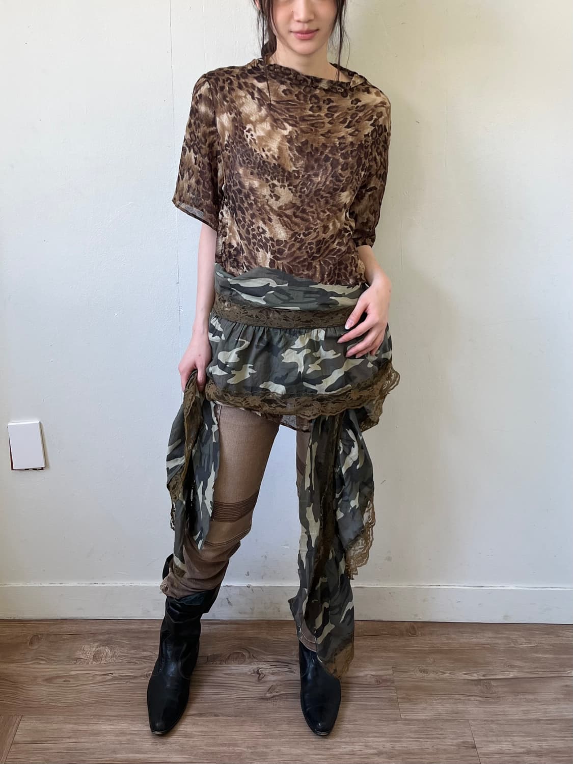 밀리터리 레이스 머플러  상품이미지9