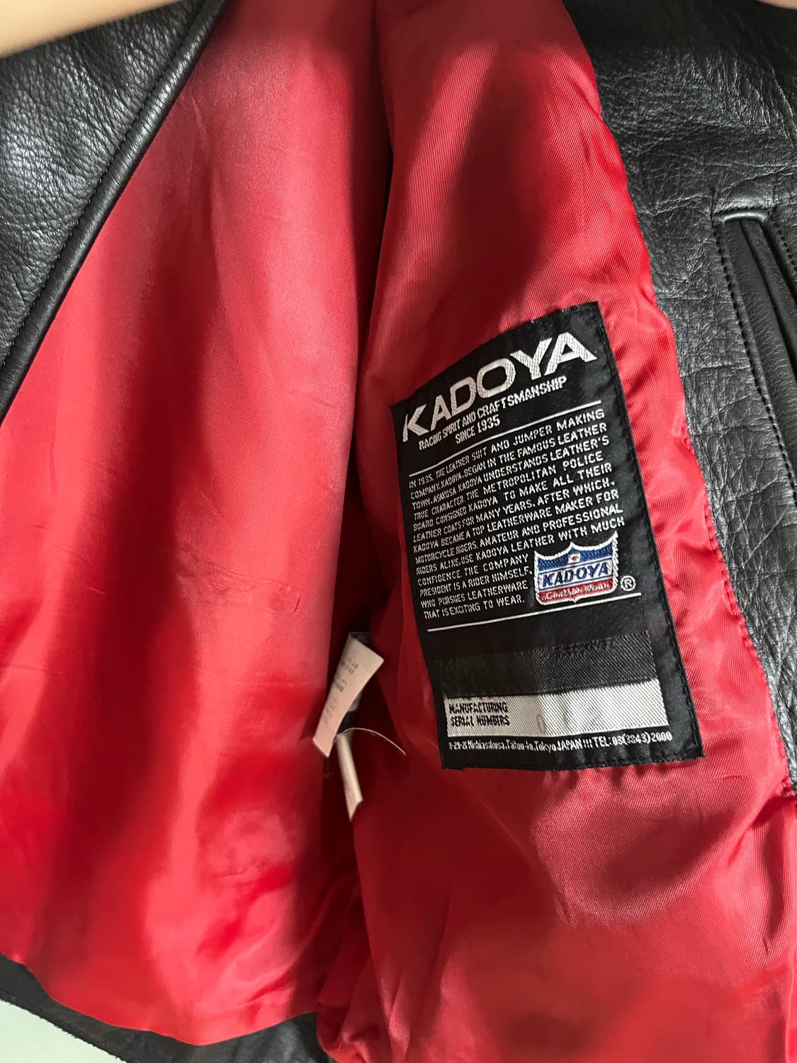 카도야 레더자켓 kadoya 상품이미지6