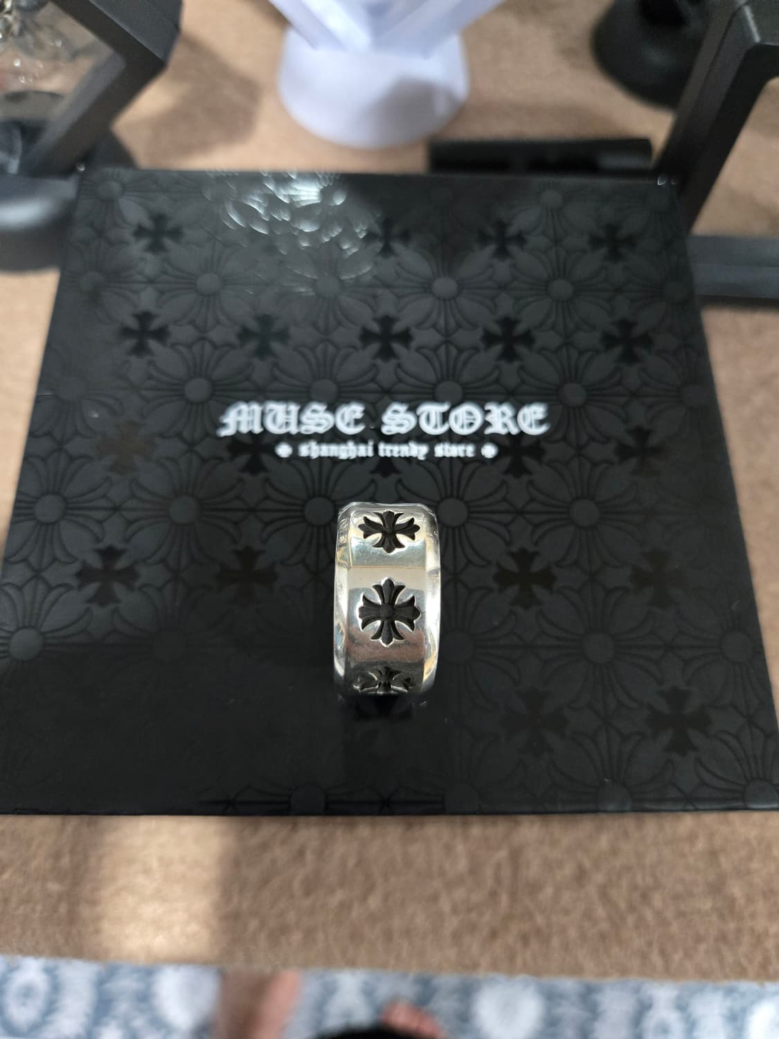 크롬하츠 CH플러스 칙 밴드 링 정품 상품이미지1