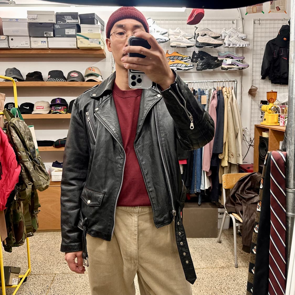 카우레더 라이더 자켓 상품이미지9