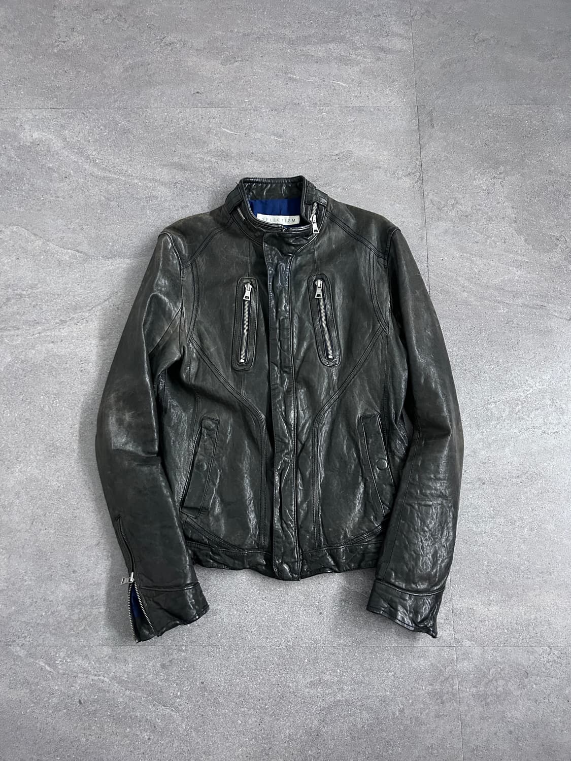 램스킨 레더 자켓 상품이미지4