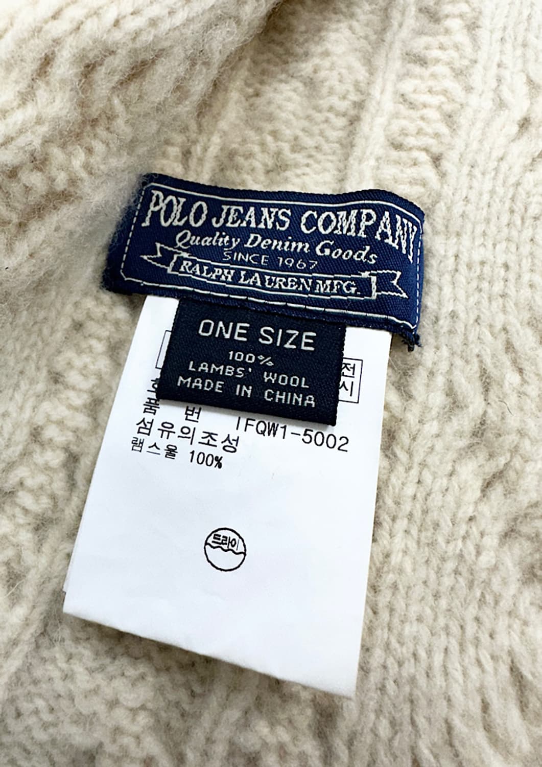 폴로 진스 니트 머플러  상품이미지2