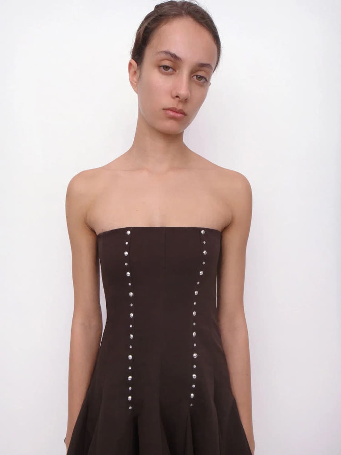 기마구아스 Williams Dress 윌리엄 원피스 - 브라운 상품이미지5