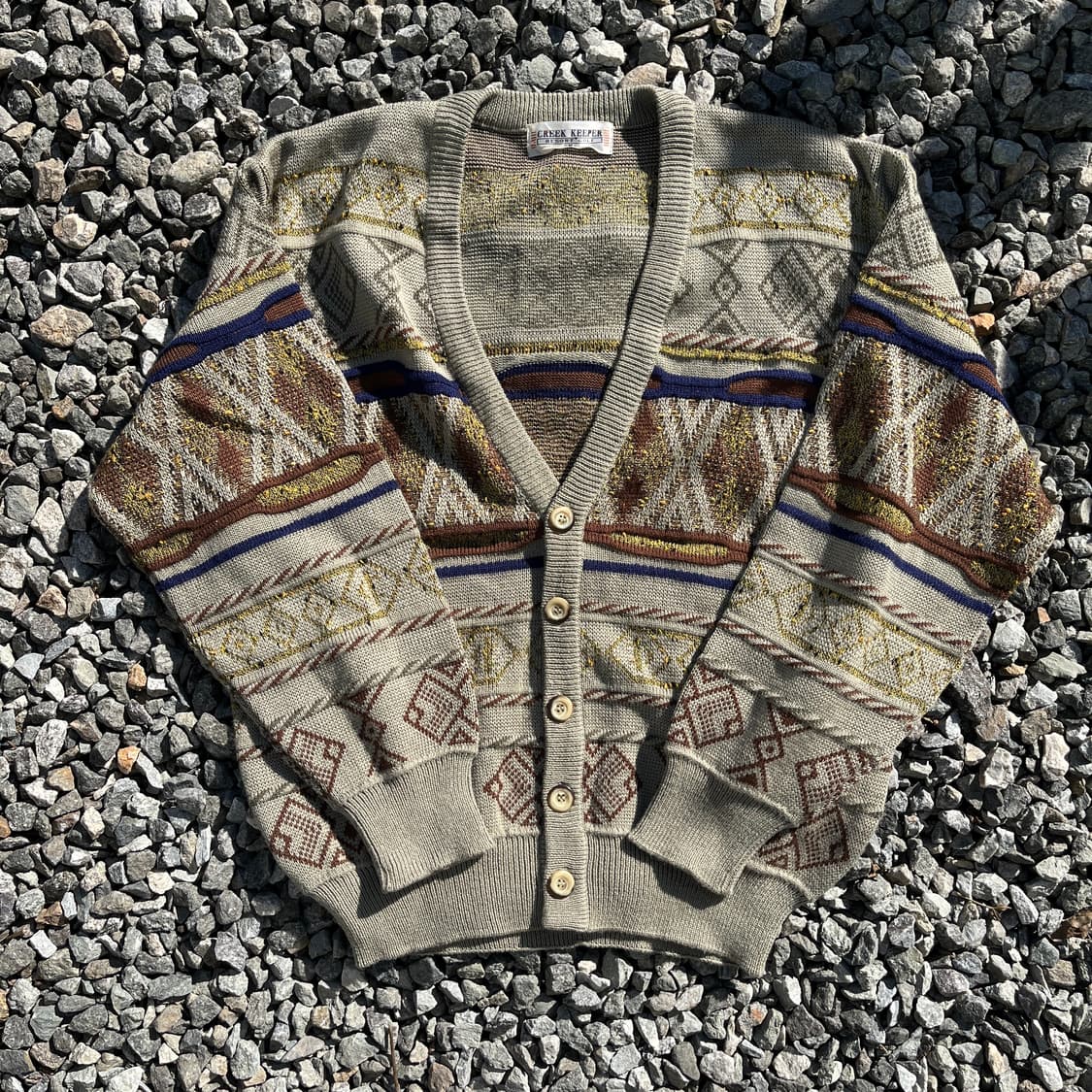 CREEK KEEPER 울 혼방 일본 빈티지 가디건(실측확인) 상품이미지1