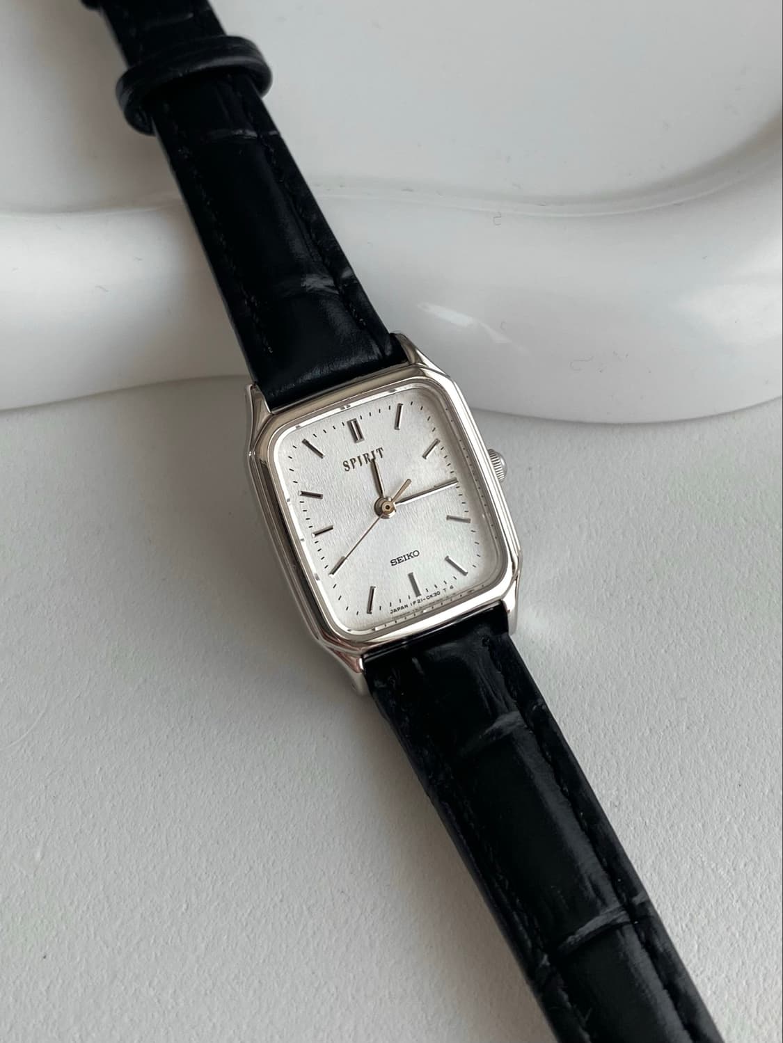 Seiko 세이코 spirit 스피릿 스퀘어 실버 쿼츠 상품이미지5