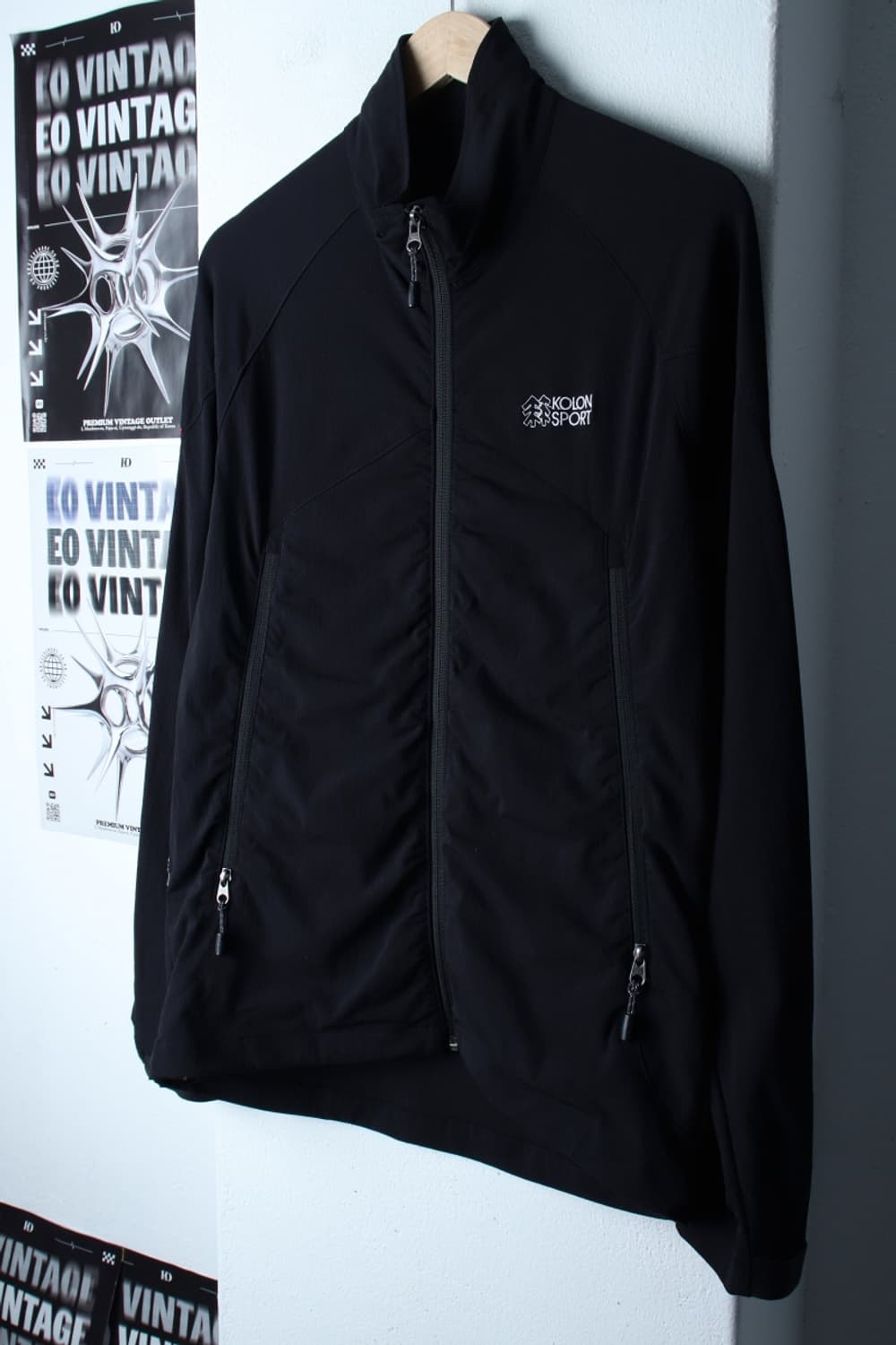W(L-XL) 코오롱스포츠 집업 바람막이 점퍼자켓 트랙탑-H30248 상품이미지1
