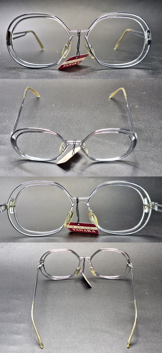 80s 프랑스 빈티지 데드스톡 미사용/51mm 안경테 ESSEL HOYA 상품이미지2