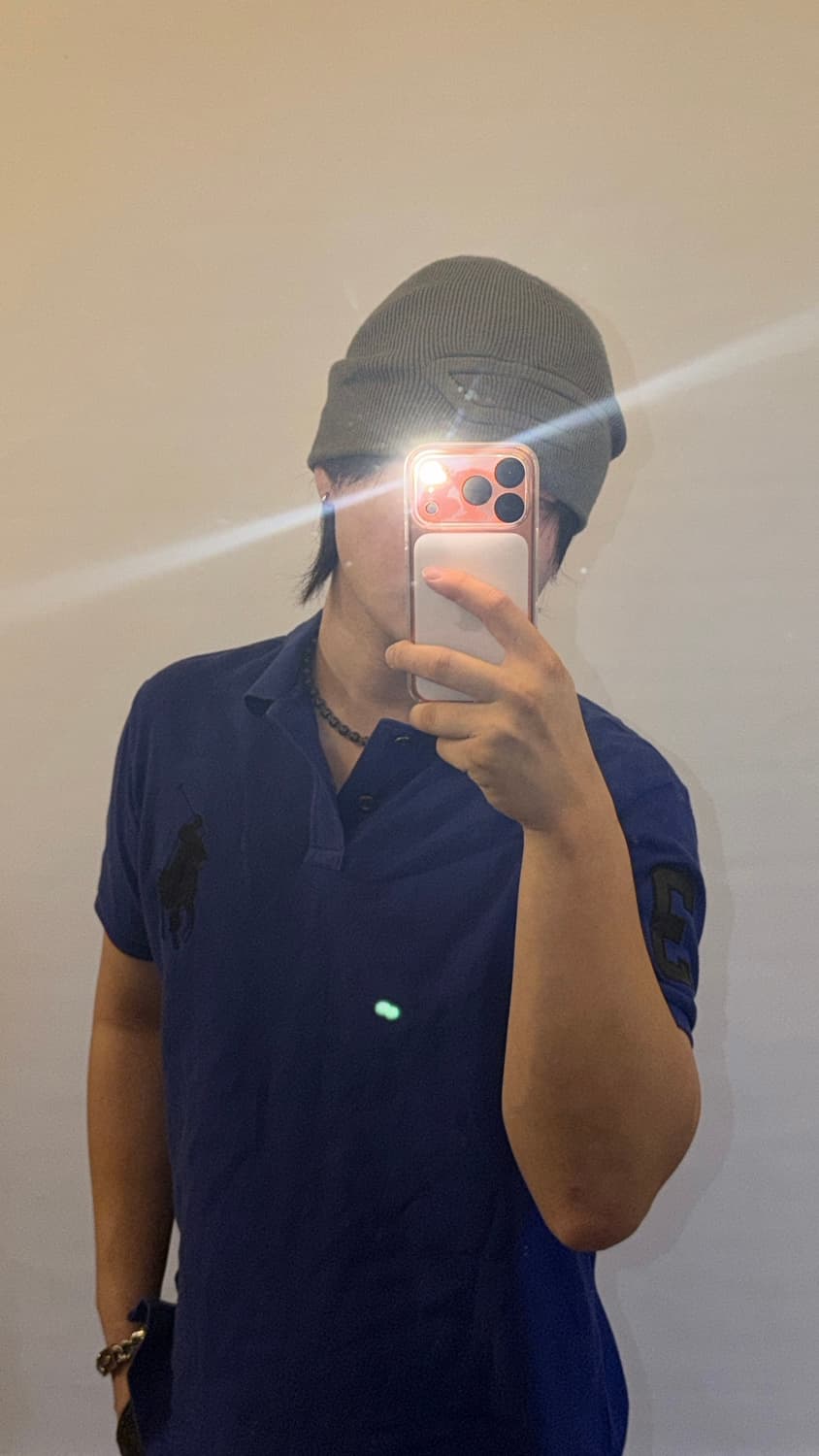 폴로 빈티지 블루 pk티 상품이미지1