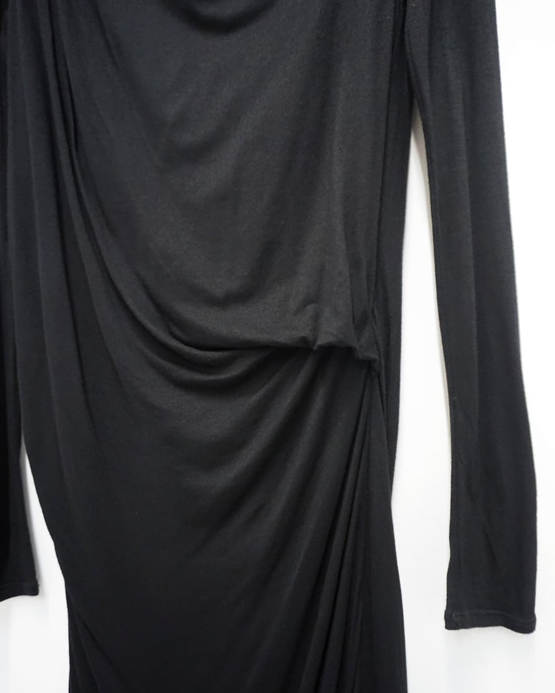 HELMUT LANG draped backless jersey dress 상품이미지5