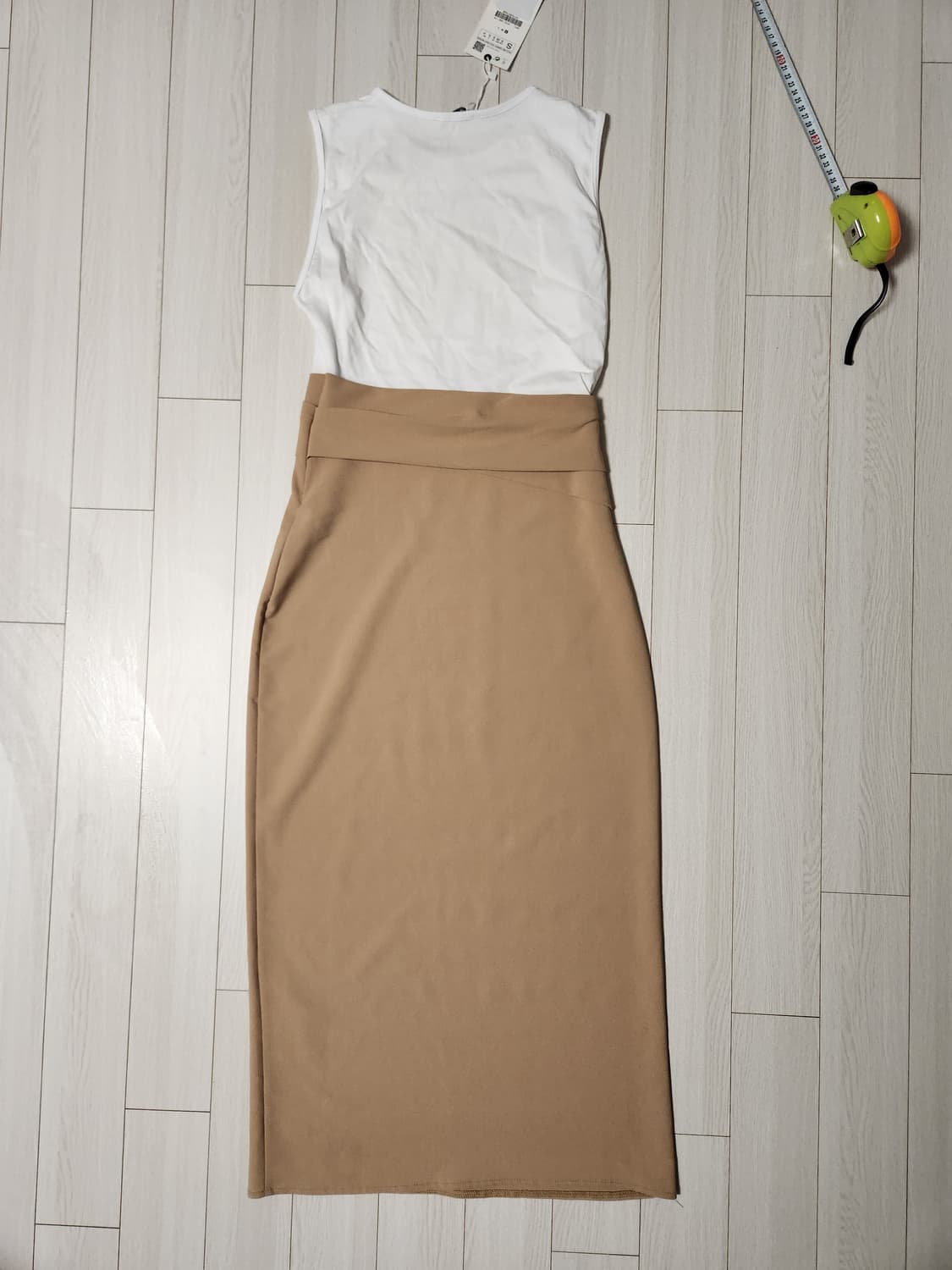 새상품)자라 민소매 롱원피스S 상품이미지6