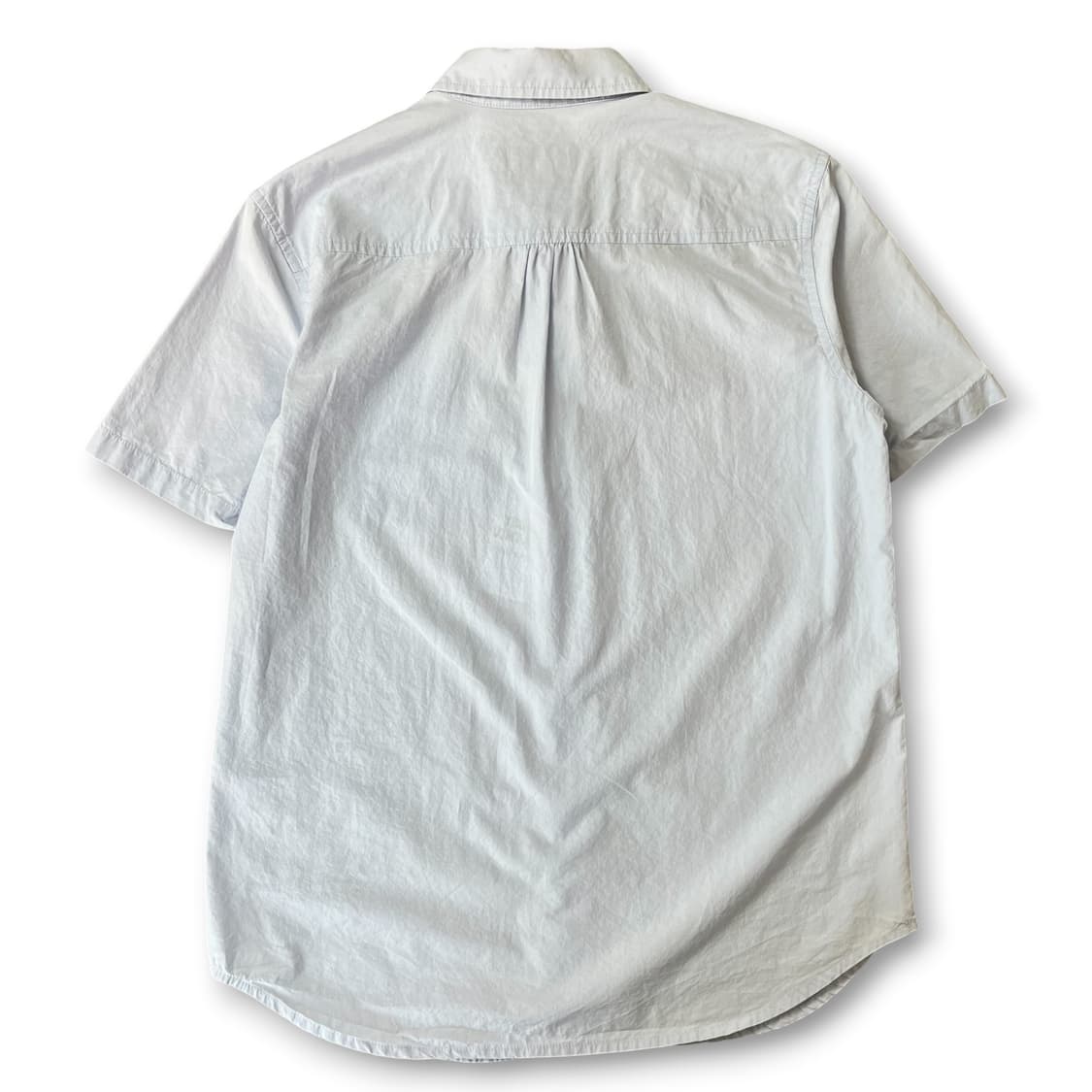 A.P.C. 라이트블루 버튼다운 반팔셔츠 xs 상품이미지2