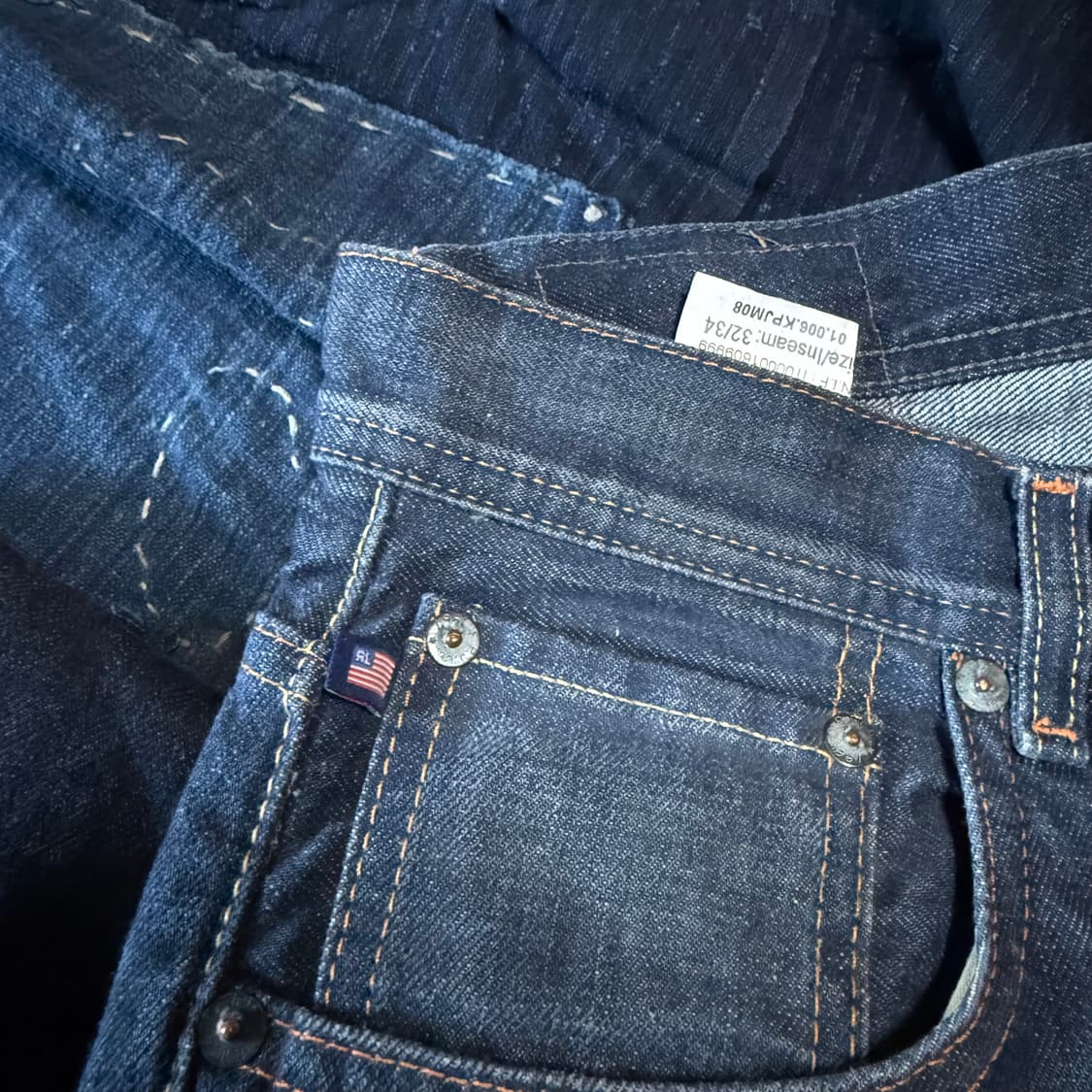 90-00’s 폴로진 데님 팬츠 32/34 상품이미지6