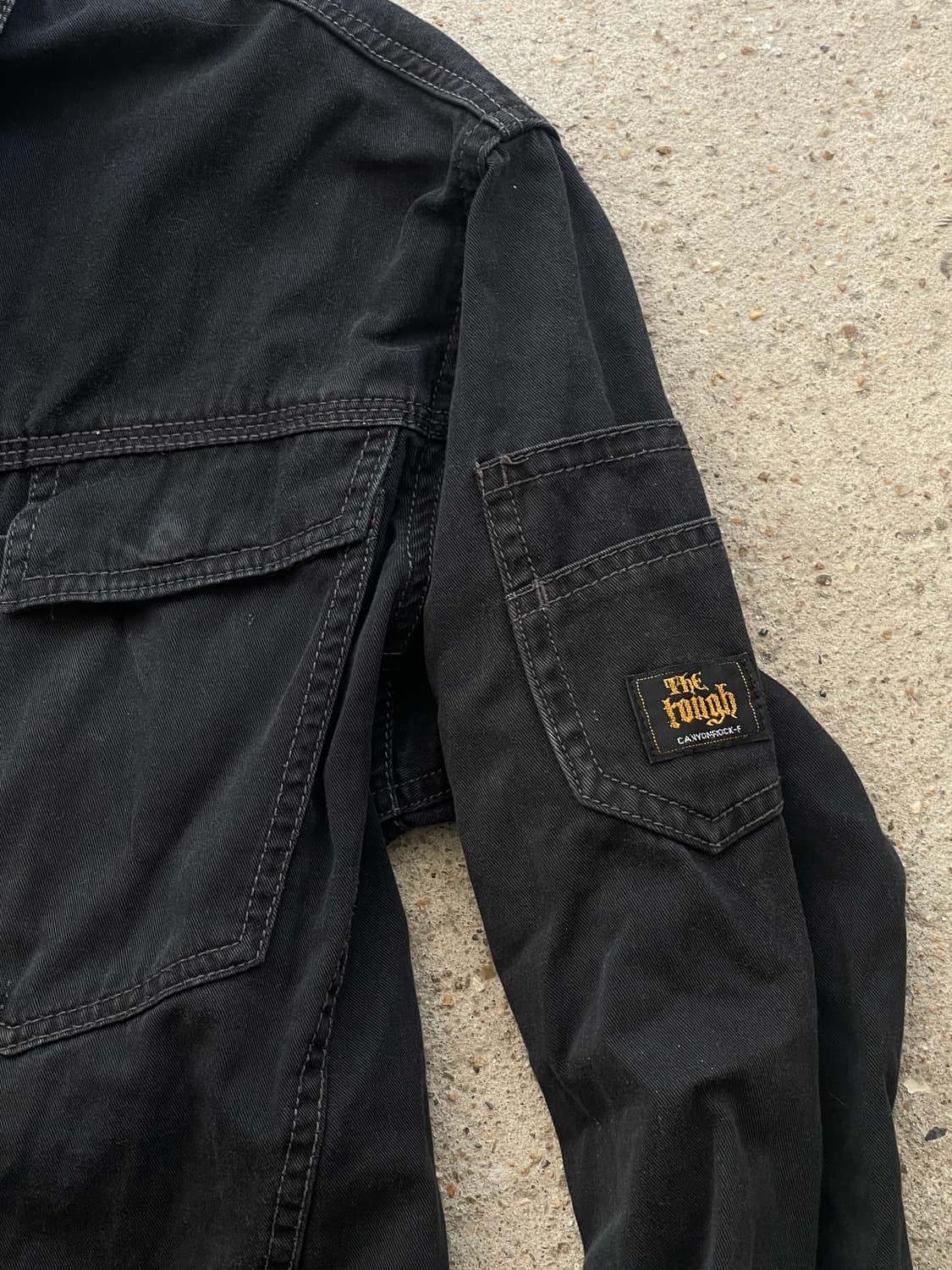 (Remake)black wash damage shirts 상품이미지3