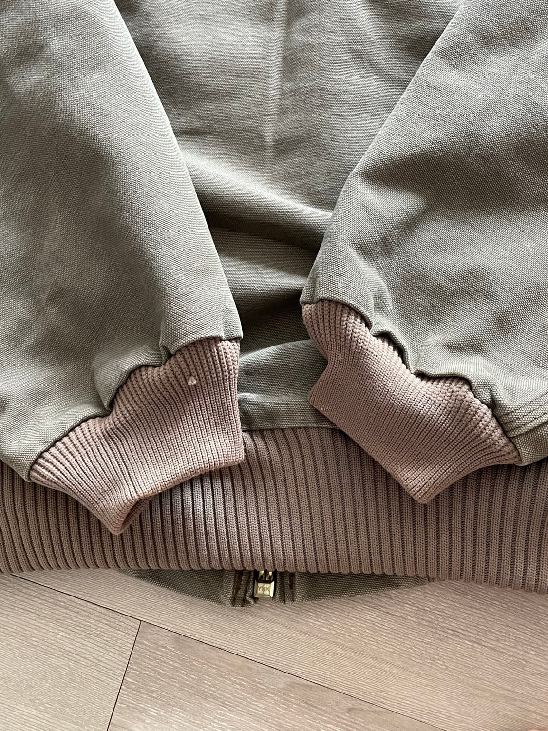 칼하트 j130 LBR 라이트브라운 액티브 자켓 샌드스톤 상품이미지8