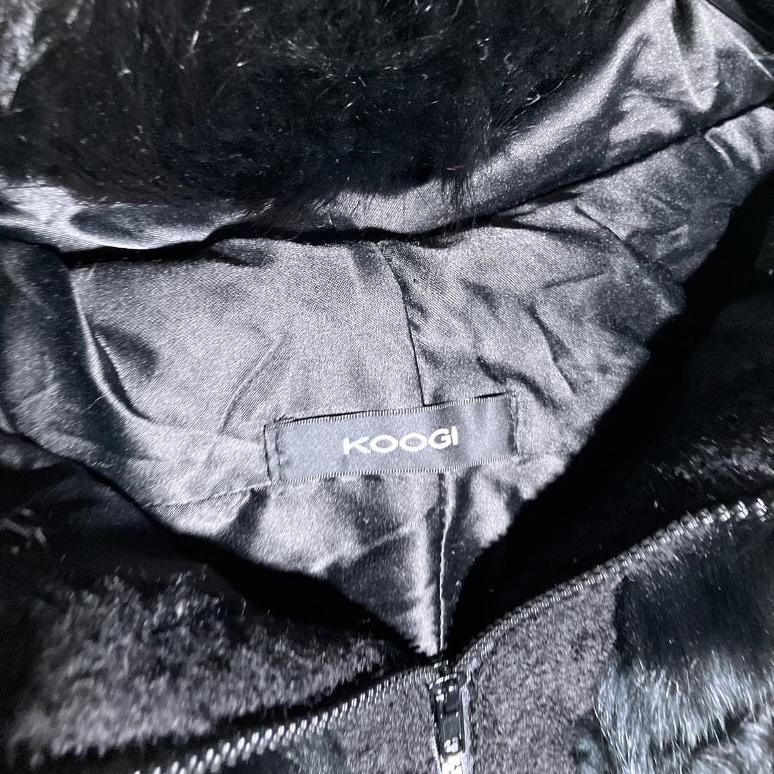 FREE)KOOGI 퍼 배색 후드 자켓 상품이미지2