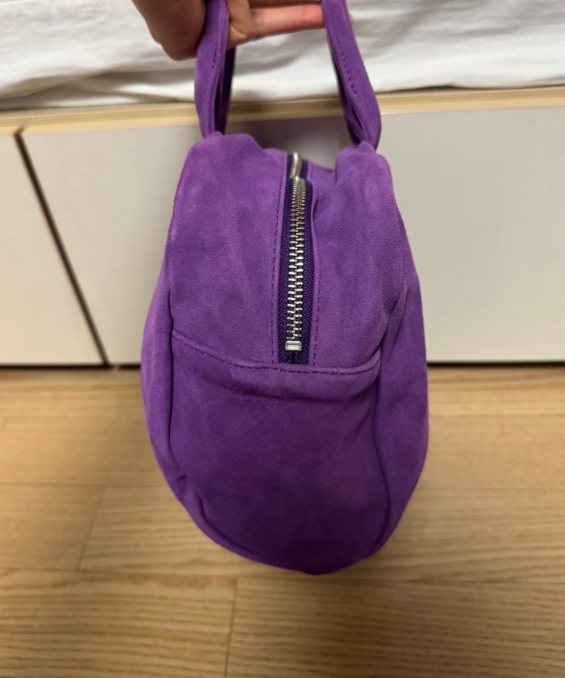 꼼데가르송 스웨이드백 퍼플 스몰  상품이미지5