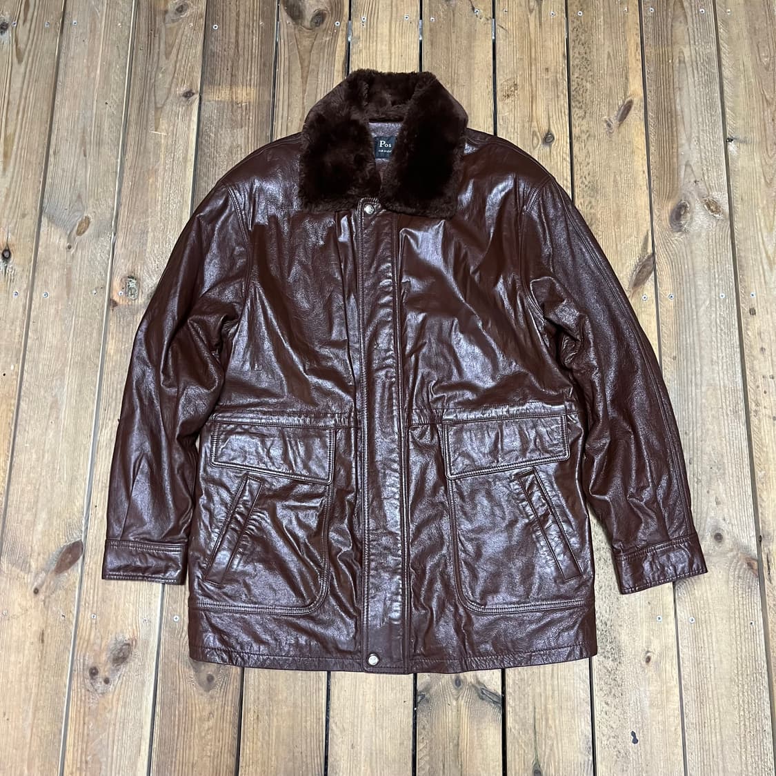 빈티지 가죽 자켓  상품이미지1