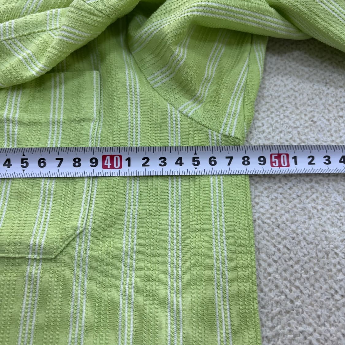 M 먼싱웨어 스트라이프 긴팔 카라 0428E 상품이미지7