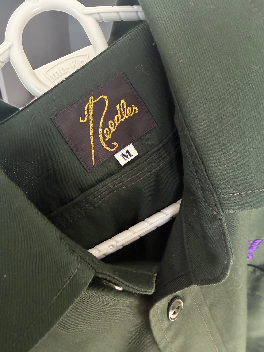 니들스 셔츠 다크그린 M 상품이미지6