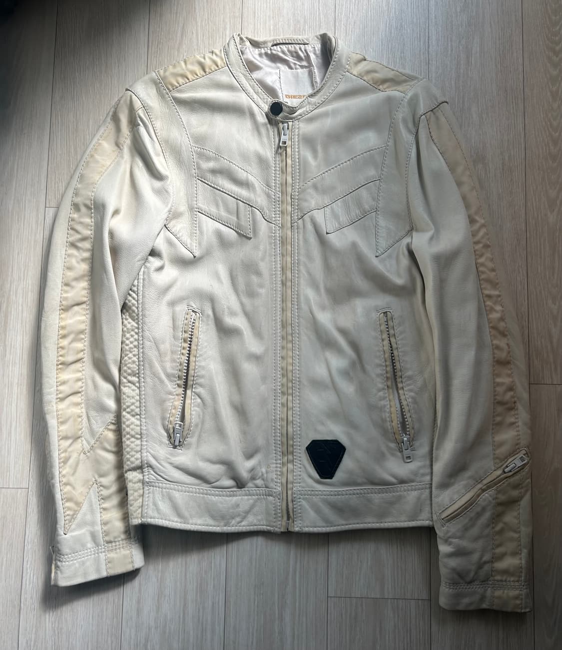 디젤 빈티지 램스킨 가죽 자켓 상품이미지1