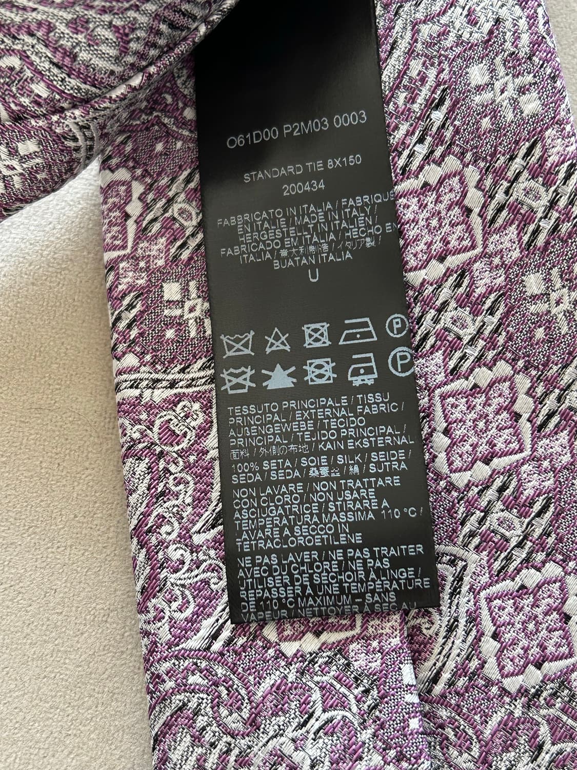 [새상품]브리오니 실크 넥타이 상품이미지4