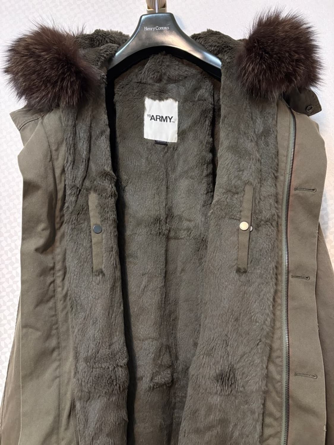 (백화점정품) 이브 살로몬  YS Army 리얼 퍼 야상 자켓 상품이미지3