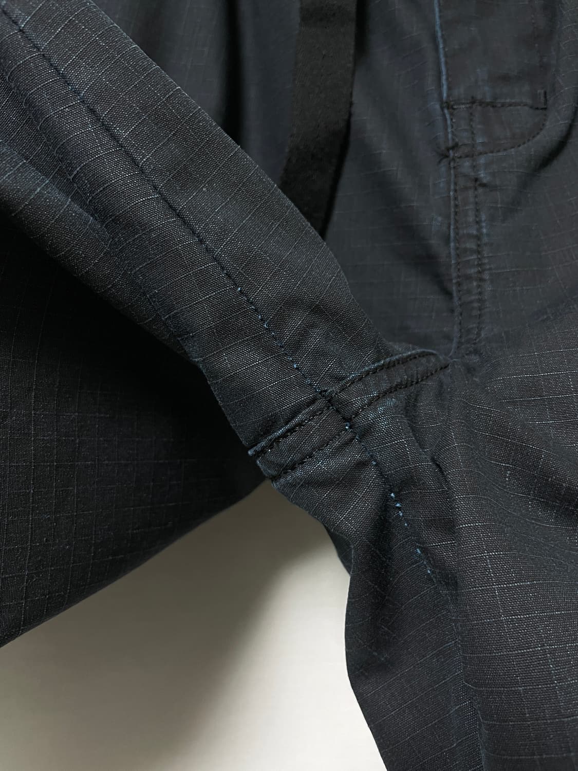 칼하트 wynton 립스탑 코튼 밴딩 벨트 카고쇼츠 반바지 L _ 블랙 상품이미지8