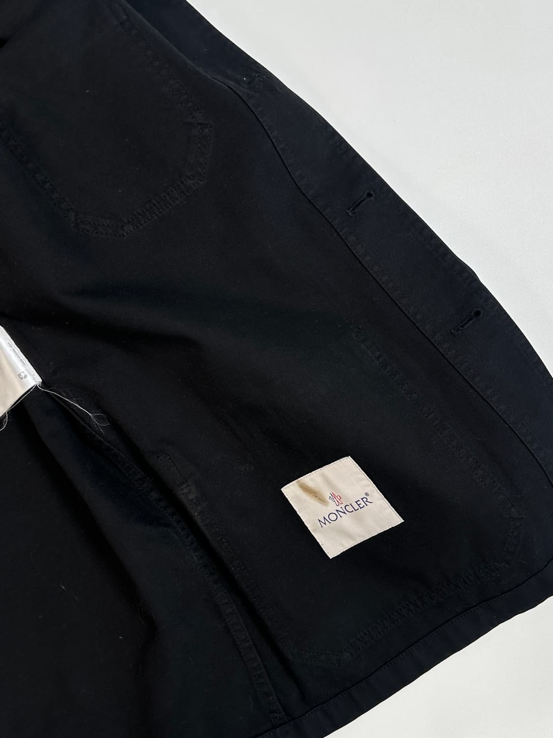 몽클레르 23s/s 캔버스 워크 자켓 (2) 블랙 상품이미지5